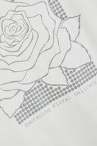 Bluzka damska z rękawem 3/4, biała, Moodo