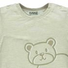 Bluzka dziecięca z długim rękawem, beżowa, Kanz