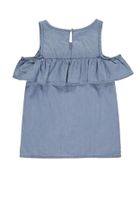 Bluzka dziewczęca bez rękawów, denim, Tom Tailor