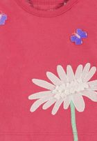 Bluzka dziewczęca z długim rękawem, czerwona, Tom Tailor