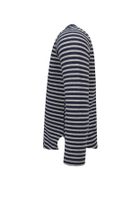 Bluzka dziewczęca z długim rękawem, granatowo-szara, Lief