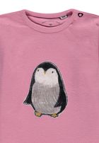 Bluzka dziewczęca z długim rękawem, różowa, Tom Tailor