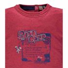 Bluzka dziewczęca z krótkim rękawem, różowa, Kanz