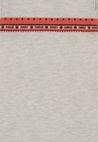 Bluzka dziewczęca z krótkim rękawem, szara, Tom Tailor