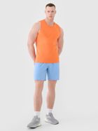 Bluzka męska bez rękawów, pomarańczowa, 4F