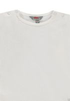 Bluzka niemowlęca z długim rękawem, biała, Kanz