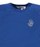 Bluzka niemowlęca z długim rękawem, granatowa, Kanz