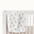 Bocioland, Myszki, pieluszka bambusowa, 110-110 cm