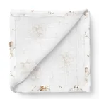 Bocioland, Myszki, pieluszka bambusowa, 75-75 cm