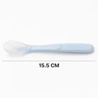 Bocioland, silikonowa łyżeczka, niebieska