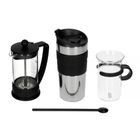 Bodum, Coffee Set, zaparzacz do kawy + kubek termiczny + szklanka + łyżka, zestaw