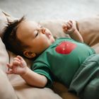 Body chłopięce z krótkim rękawem, ecru, Eevi