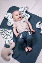 Body chłopięce z krótkim rękawem, szare, Nicol