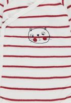 Body dziewczęce z długim rękawem, białe, Kanz