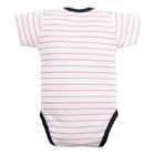 Body dziewczęce z krótkim rękawem, białe, Eevi