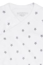 Body niemowlęce z długim rękawem, białe, Bellybutton