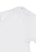 Body niemowlęce z krótkim rękawem, białe, zestaw, 2 szt., Kanz