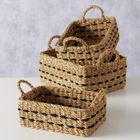 Boltze, Bokar, zestaw koszy plecionych, 3 szt.