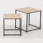 Boltze, Boras, zestaw stolików kawowych, wys. 35 cm i 40 cm