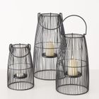 Boltze Home, Cinta, zestaw metalowych lampionów, 25 - 40 cm