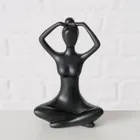 Boltze Home, figurka dekoracyjna Joga, kobieta, 10 cm