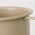 Boltze Home, kwietnik metalowy, Camilio, beżowy, 75 cm