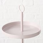 Boltze Home, Samina, etażerka metalowa, beżowa, 34 cm