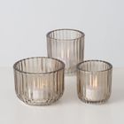 Boltze Home, Sikel, szklane świeczniki w trzech rozmiarach