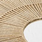 Boltze, Maral, dekoracyjne lustro w plecionej ramie, 75 cm