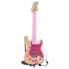 Bontempi, elektroniczna gitara rockowa z mikrofonem, girl