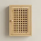 Boximo, Kizu, wisząca szafka na klucze, bambusowa, 19-27-6 cm