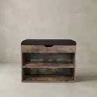 Boximo, Leva, szafka na buty z siedziskiem, 60-30-47 cm