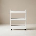 Boximo, Movo, wąski regał kuchenny na kółkach, trzy półki, 60-79-22 cm