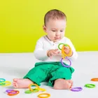 Bright Starts, Lots of Links, elastyczne okręgi, gryzak, 24 szt.