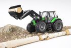 Bruder, Traktor Deutz Agrotron X720 z ładowarką czołową