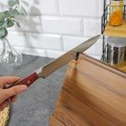 Brunbeste, drewniany stojak magnetyczny na noże z ostrzałką