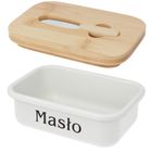 Brunbeste, maselniczka stalowa z nożykiem do smarowania