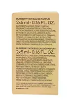 Burberry, zestaw mini: Goddess, woda perfumowana, 2-5 ml + Burberry Her, woda perfumowana, 2-5 ml