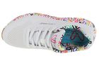 Buty sportowe damskie, białe, Skechers Uno-Loving Love