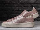 Buty sportowe damskie, różowe, Puma Basket