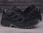 Buty trekkingowe męskie, czarne, Lotto Groton