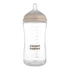 Canpol babies, Natural Shape, butelka ze smoczkiem dwustrefowym, 330 ml