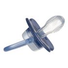 Canpol babies, NightGlow, smoczek uspokajający silikonowy, symetryczny, niebieski, 0-6 m, 2 szt.