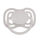 Canpol babies, Nude, smoczek silikonowy, symetryczny, niebieski, 18m+, 2 szt.