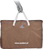 Caretero, materacyk składany Safari, brown, 120-60 cm