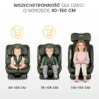Caretero, Mundi, fotelik samochodowy, i-Size, beige, 40-150 cm