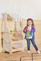 Casdon, koszyk sklepowy, zestaw z warzywami i owocami, 21 cm