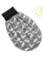 Ceba Baby, Candy Andy, Dino, śpiworek niemowlęcy, grafitowy, 0-18 m