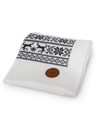 Ceba Baby, Reindeer, kocyk niemowlęcy, kremowy, 90-90 cm