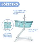 Chicco, Baby Hug 4in1, kołyska, leżaczek, krzesełko, Aquarelle